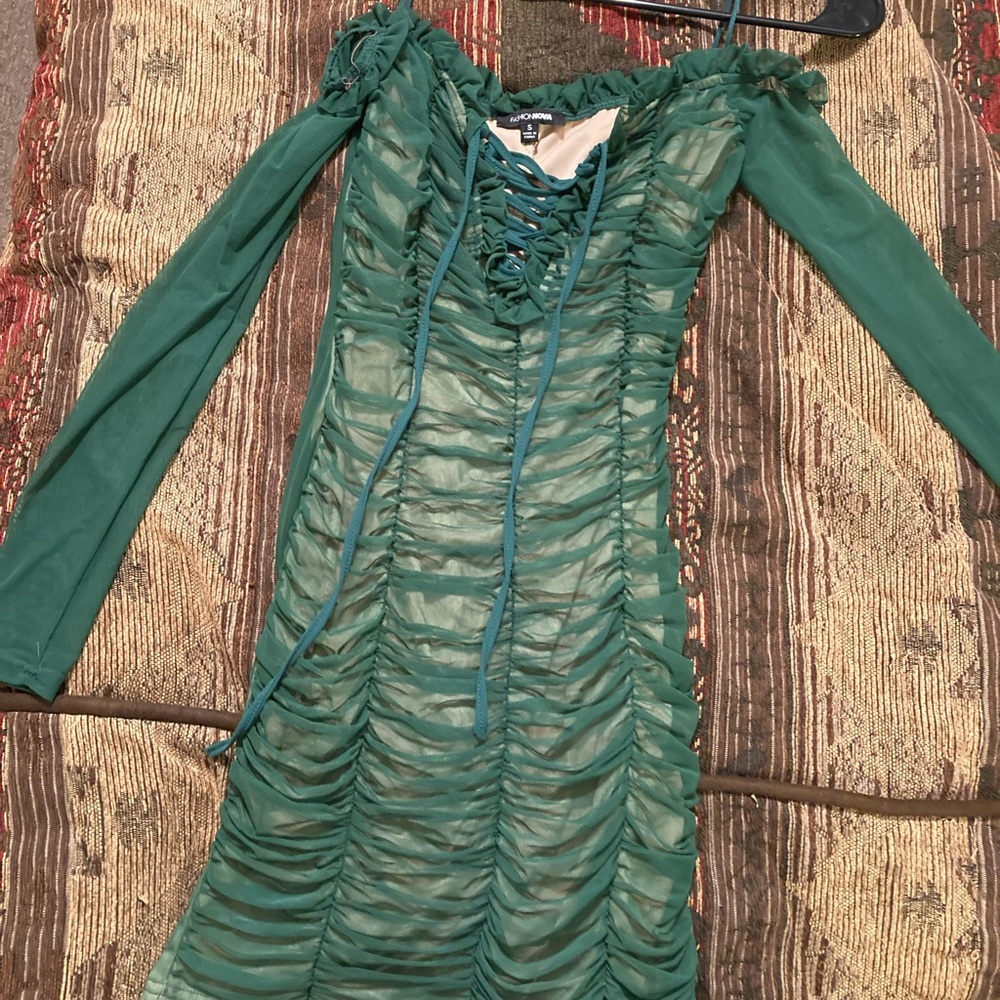 Fashion Nova “Maura mesh dress”